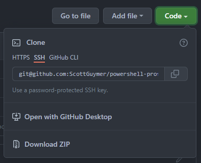 Git Clone Dialog